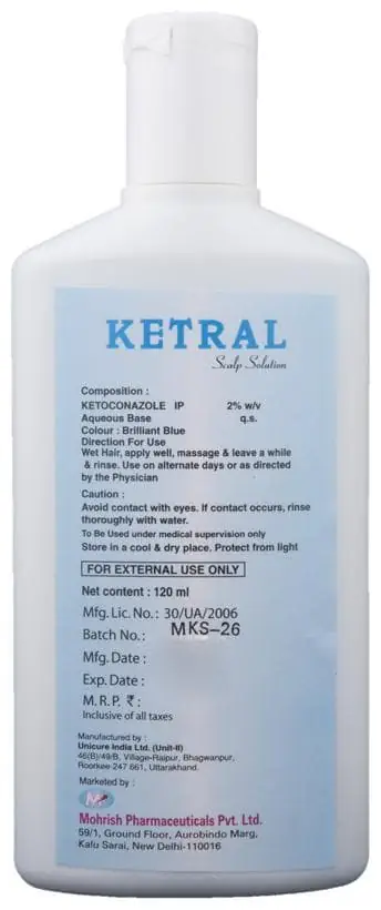 Ketral  2% Scalp Solution
