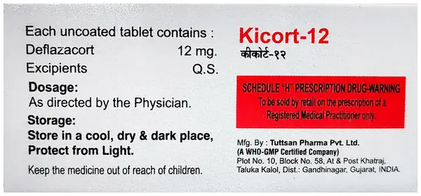 Kicort 12 Tablet