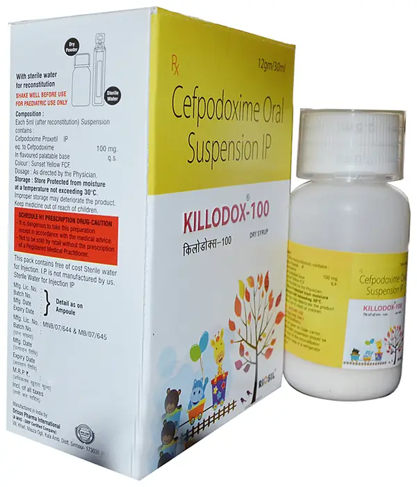 Killodox 100 Dry Syrup