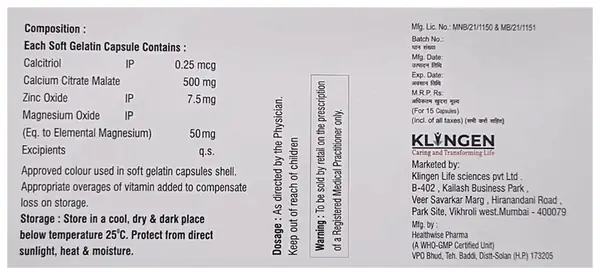 Klincal Softgel Capsule
