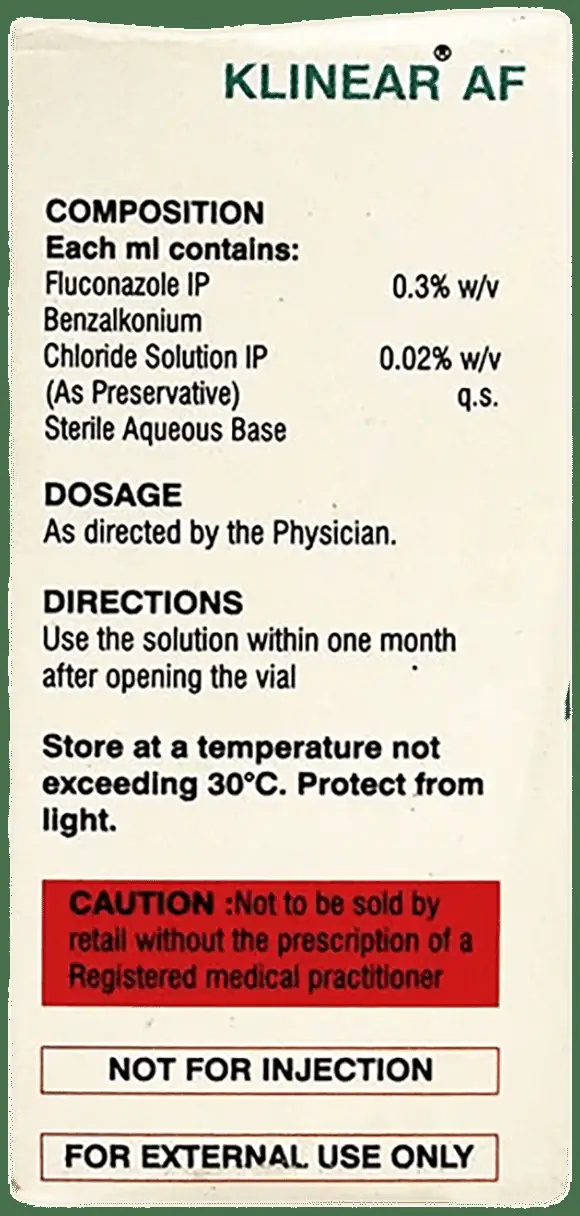 Klinear AF Eye/Ear Drops