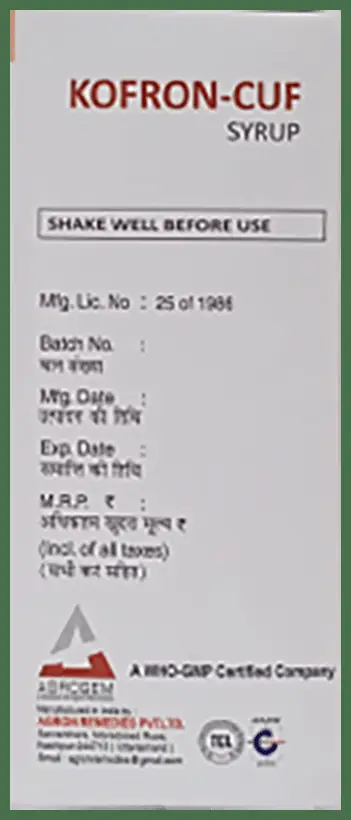 Kofron-Cuf Syrup