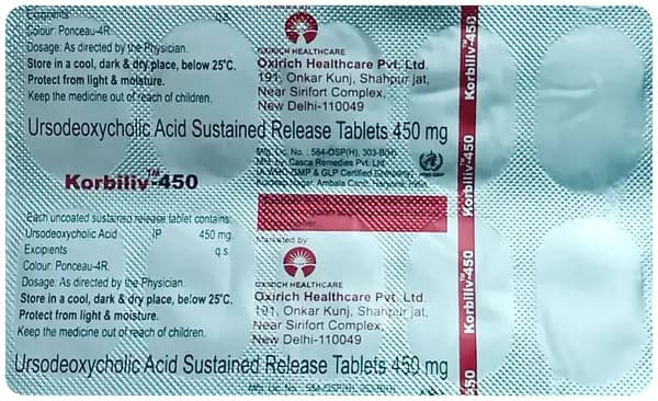 Korbiliv 450 Tablet SR