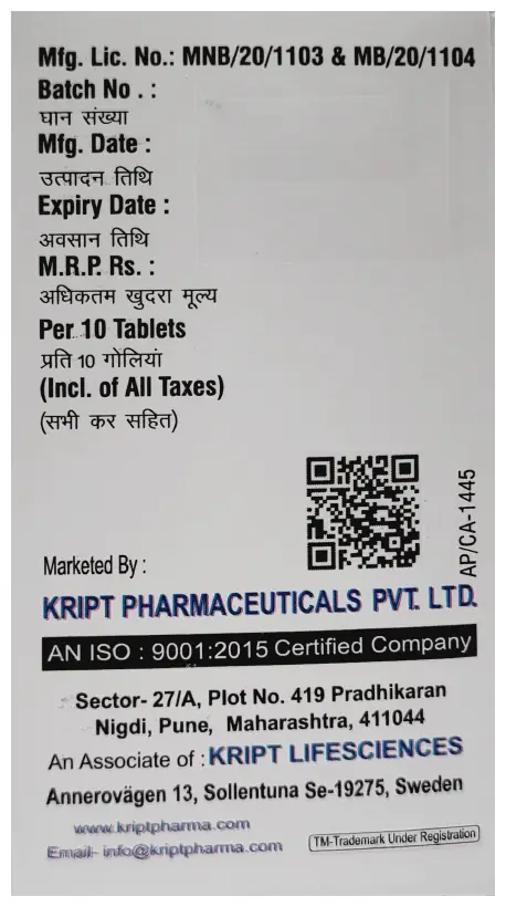 Kridom 500 Tablet