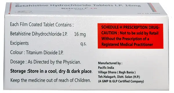 Krisvert 16mg Tablet