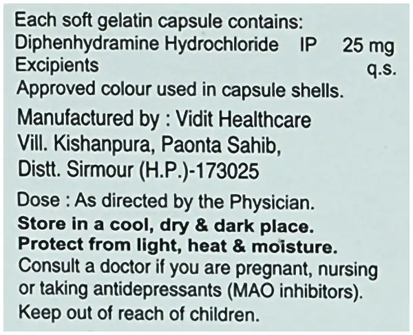 Kuffdryl D 25mg Capsule thumbnail 4