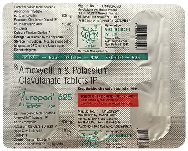 Kurepen 625 Tablet