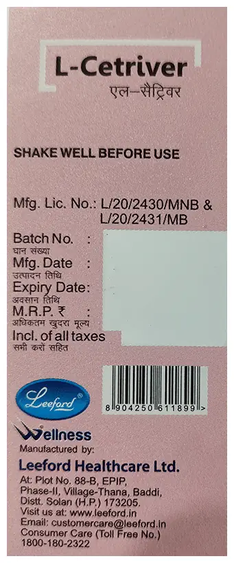 L-Cetriver Syrup