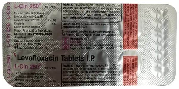 L-Cin 250 Tablet thumbnail 2