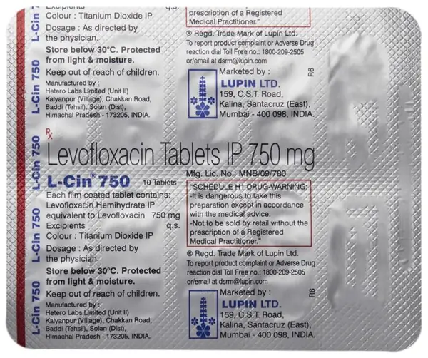 L-Cin 750 Tablet