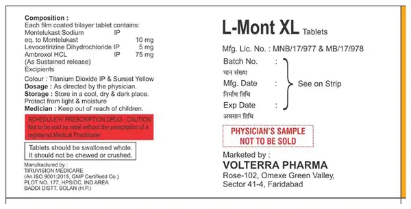 L-Mont XL Tablet SR