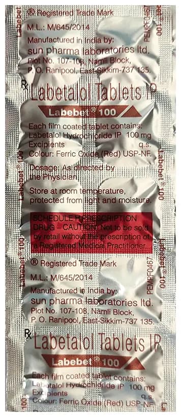 Labebet 100mg Tablet thumbnail 3