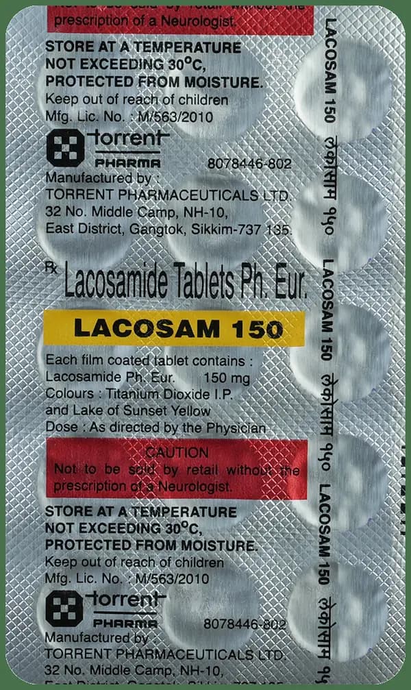 Lacosam 150 Tablet