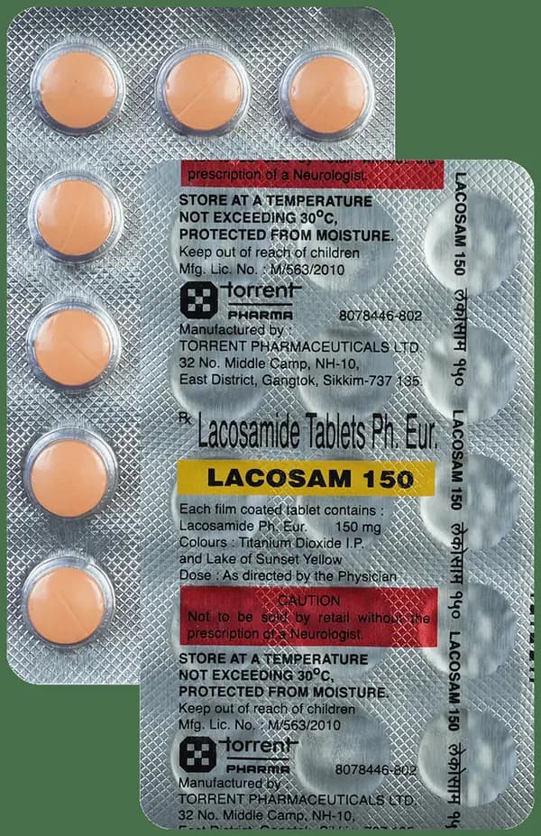 Lacosam 150 Tablet thumbnail 3