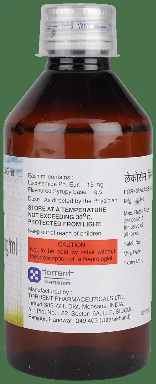 Lacosam 15mg Syrup thumbnail 2