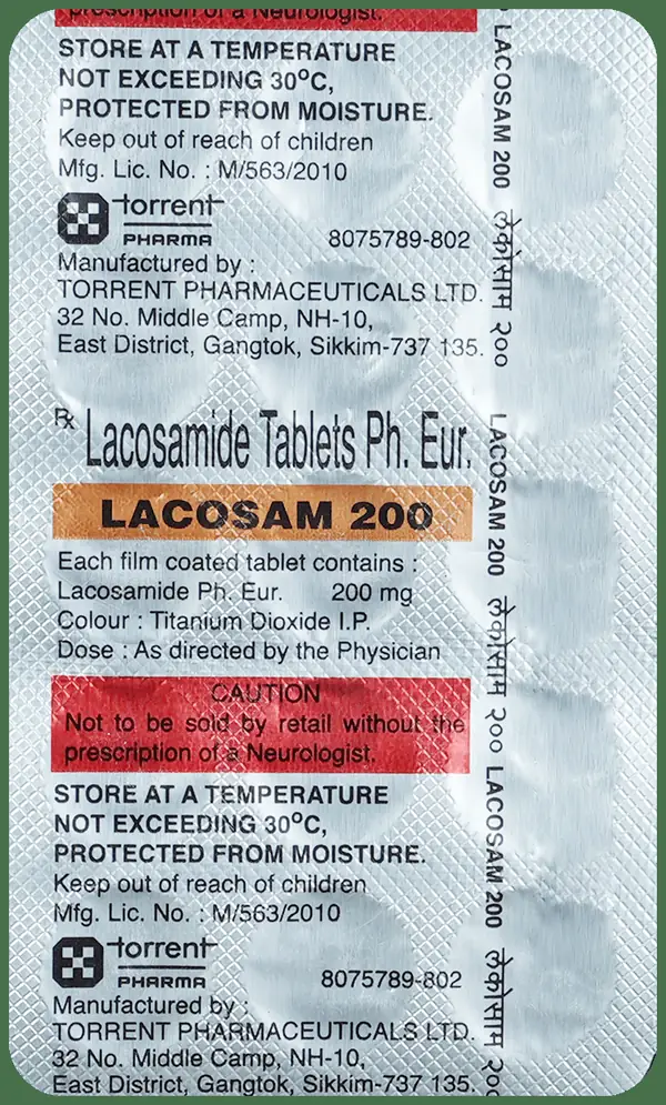 Lacosam 200 Tablet