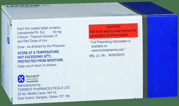 Lacosam 50 Tablet thumbnail 4