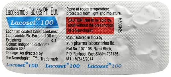 Lacoset 100 Tablet