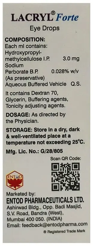 Lacryl Forte Eye Drop thumbnail 3