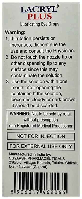 Lacryl Plus Eye Drop