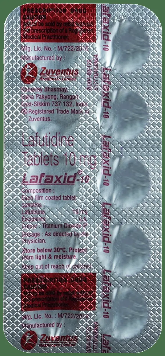 Lafaxid 10 Tablet thumbnail 3