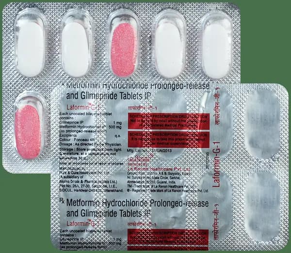 Laformin-G 1 Tablet PR