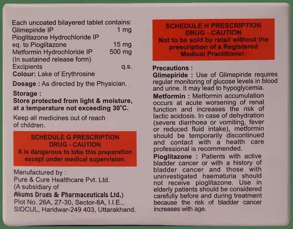 Laformin GP 1mg Tablet