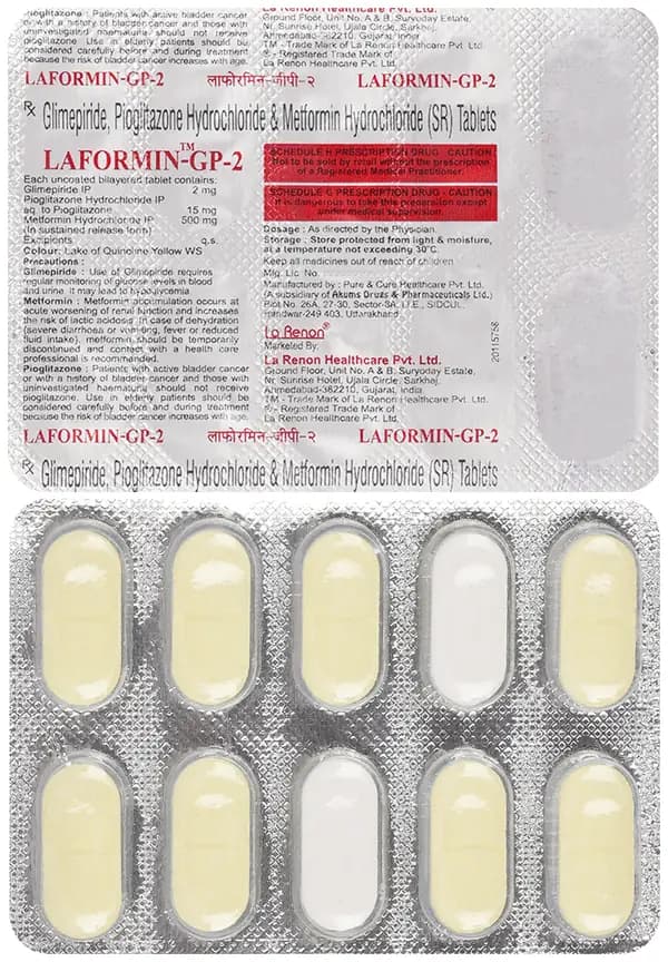 Laformin GP 2 Tablet