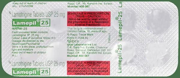 Lamepil 25mg Tablet thumbnail 2