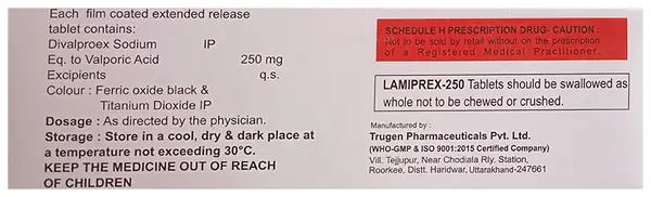 Lamiprex 250 Tablet ER thumbnail 2