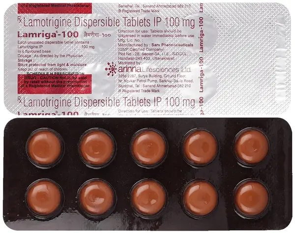 Lamriga 100mg Tablet DT thumbnail 2