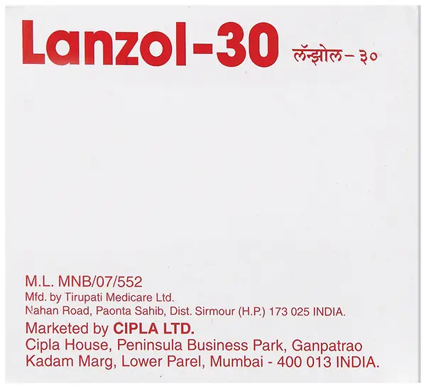 Lanzol 30 Capsule thumbnail 2
