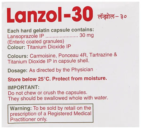 Lanzol 30 Capsule thumbnail 3