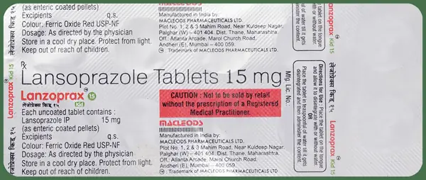 Lanzoprax Kid 15mg Tablet thumbnail 2