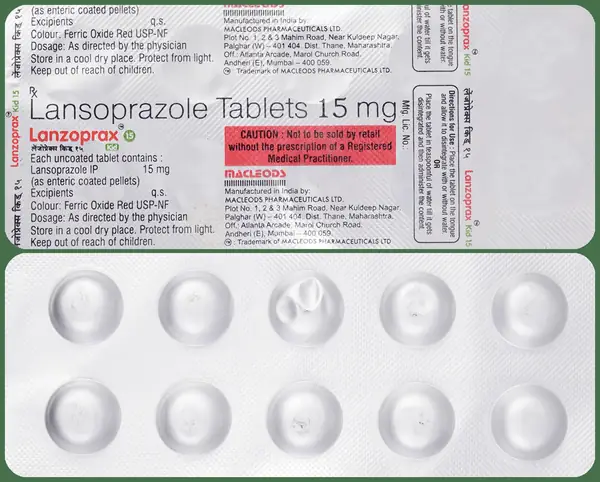 Lanzoprax Kid 15mg Tablet thumbnail 3