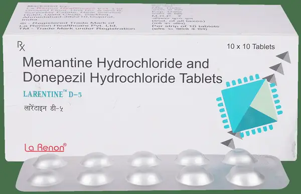 Larentine D 5mg/5mg Tablet thumbnail 3