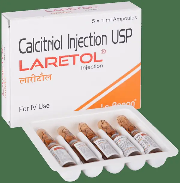 Laretol 1mcg Injection thumbnail 5
