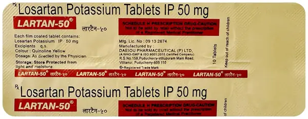 Lartan 50 Tablet