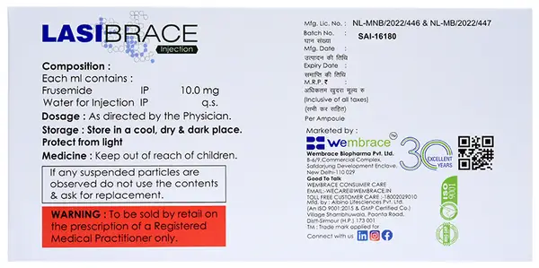 Lasibrace Injection