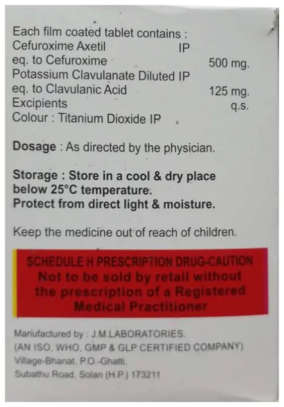 Latixon-CV 625 Tablet
