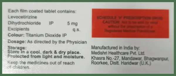 LC Sure 5mg Tablet