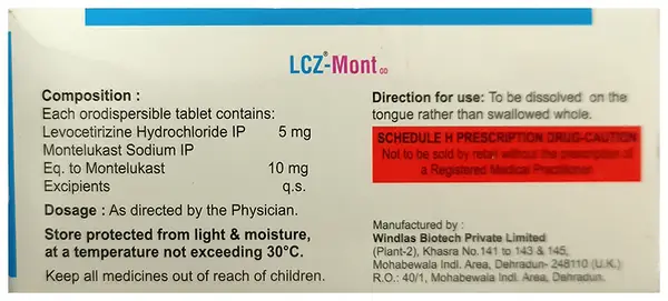 LCZ-Mont OD Tablet