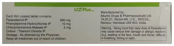 LCZ Plus New Tablet