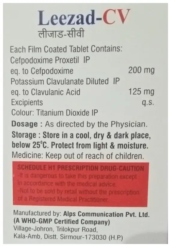 Leezad-CV Tablet
