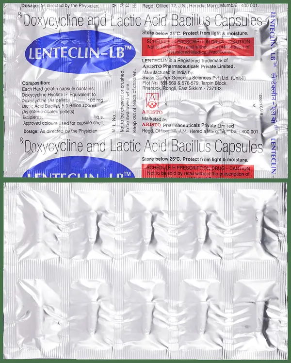 Lenteclin LB 100mg Capsule