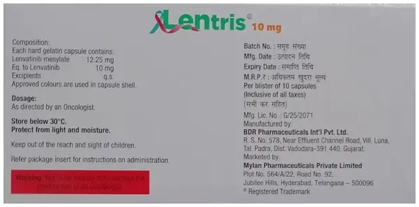 Lentris 10mg Capsule