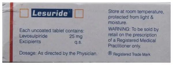 Lesuride Tablet