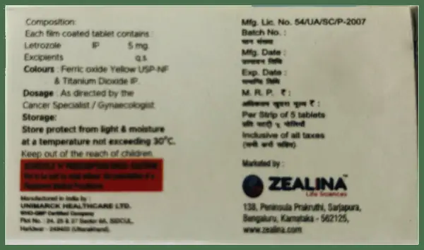 Letzol 5 Tablet thumbnail 2