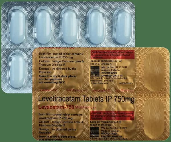 Levacetam 750mg Tablet thumbnail 2