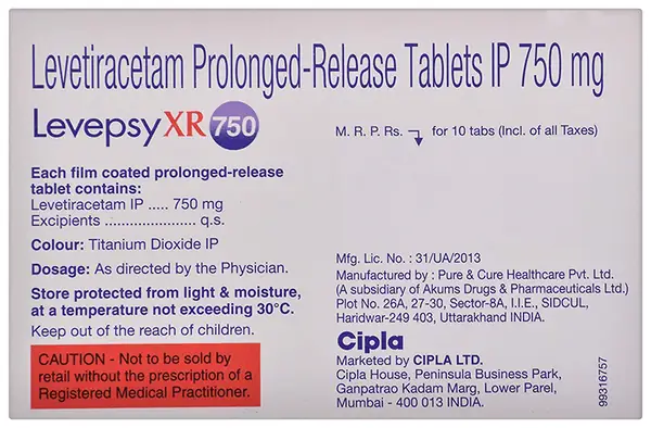 Levepsy XR 750 Tablet